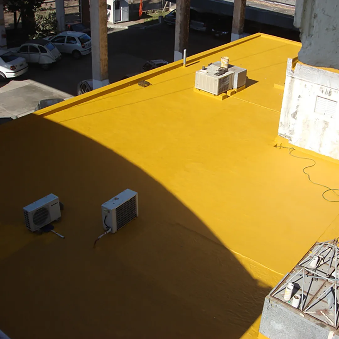 IMPERMEABILIZACION ACRILICA POLIURETANICA CON MALLA DE VIDRIO