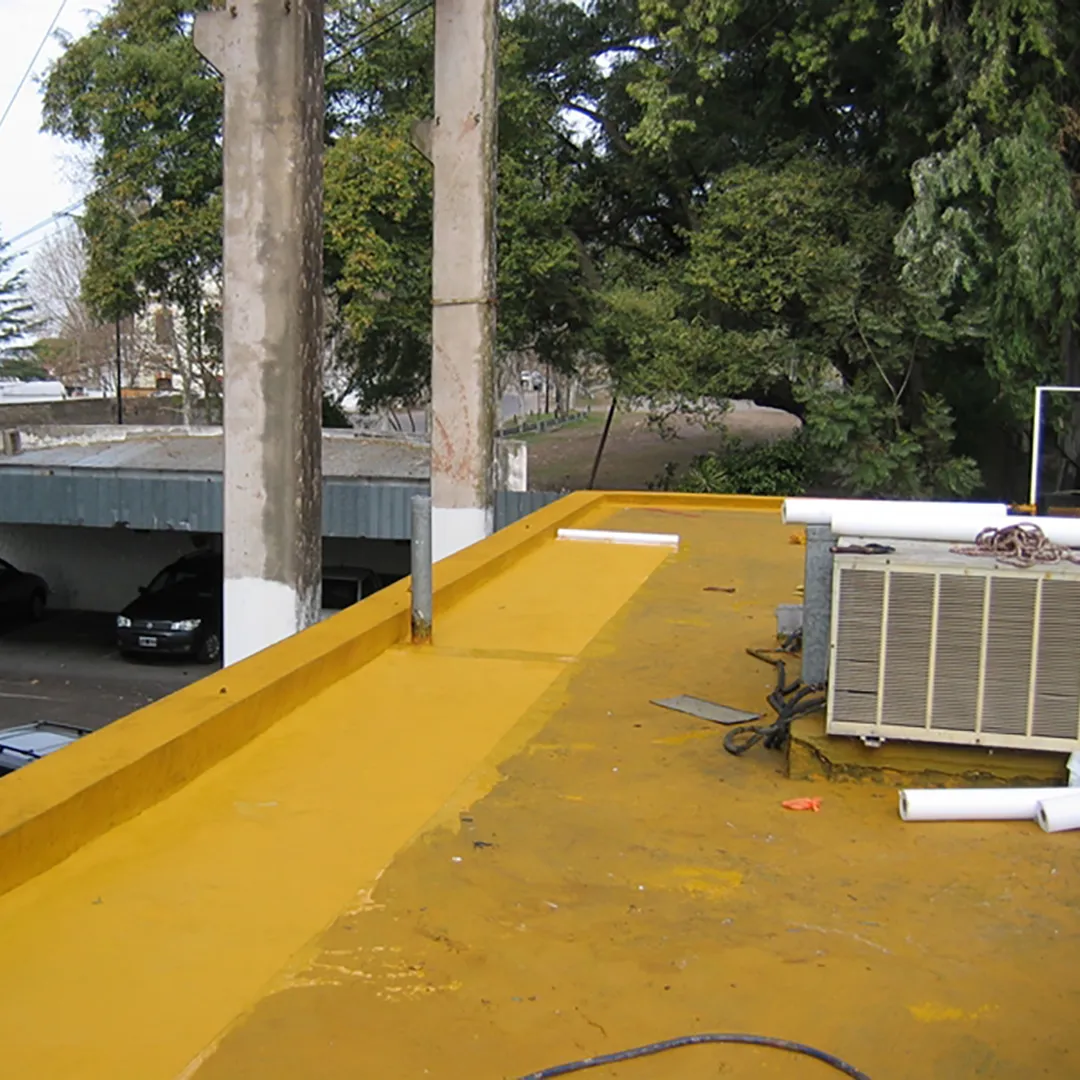 IMPERMEABILIZACION ACRILICA POLIURETANICA CON MALLA DE VIDRIO